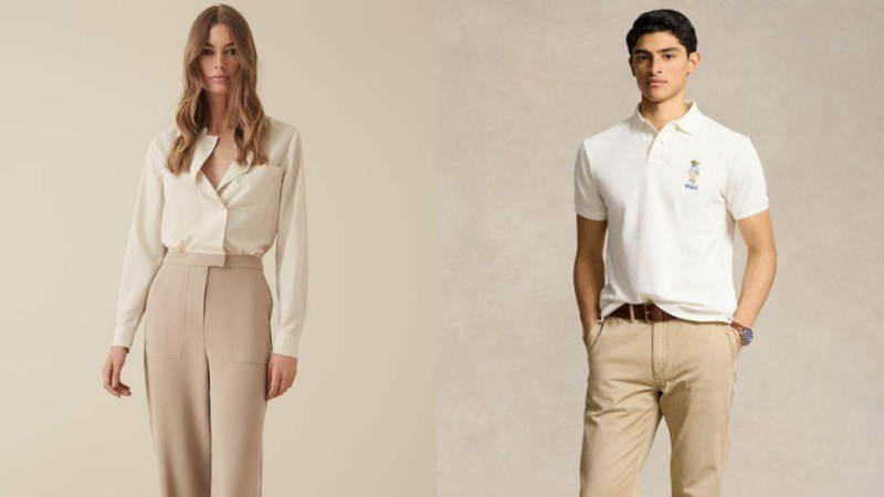 perpaduan warna khaki